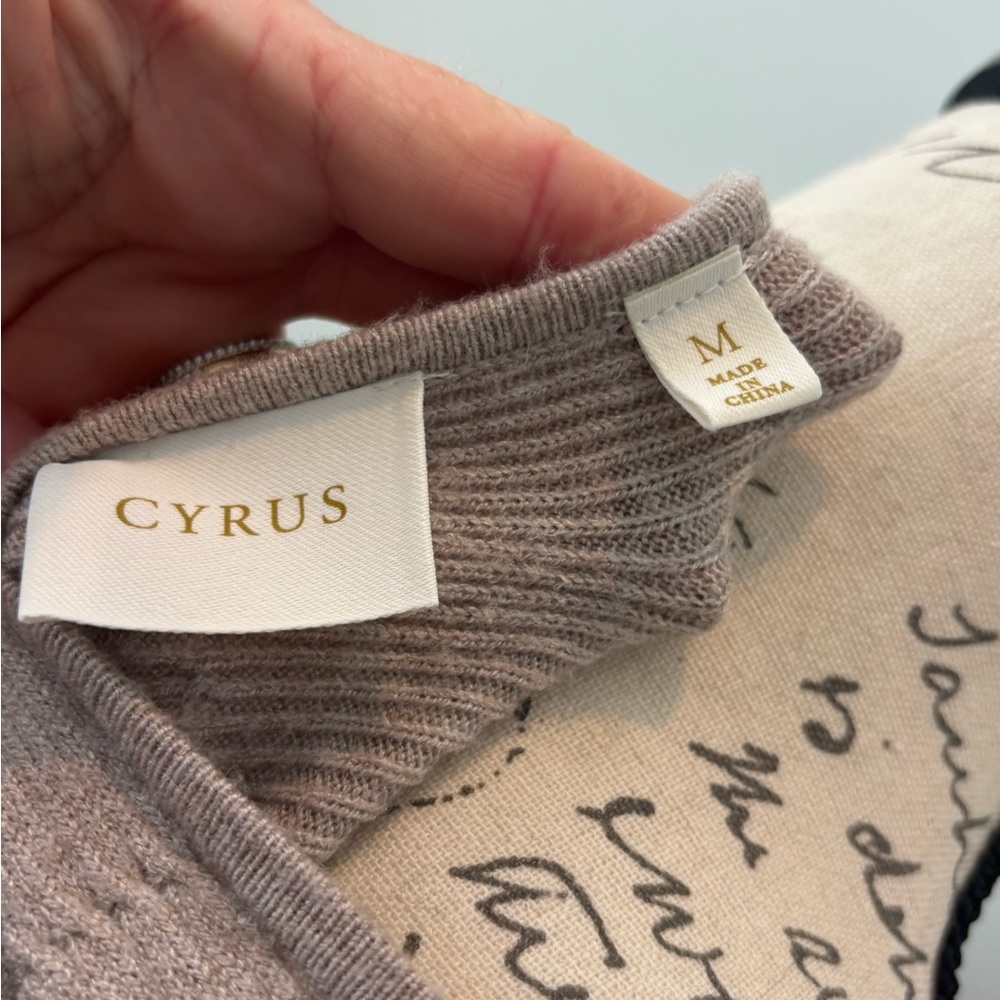 Cyrus Taupe Soft Knit Top - Picture 4 of 5